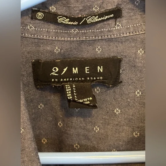 21men Patterned Shirt - Picture 2 of 3